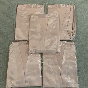 Pink Satin Robes (set of 5)